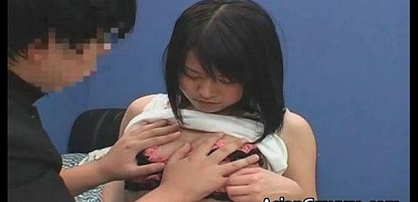  Sexy asian with big breasts home teacher